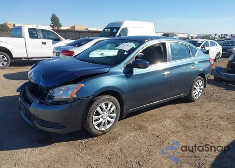 2014 Nissan Sentra Fe+ S from USA, damaged, VIN 3N1AB7AP4EY237755